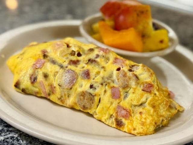Meat Lovers Omelet.