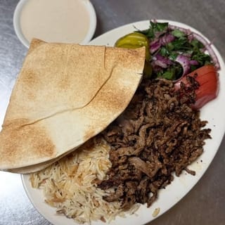 Beef Shawarma Plate